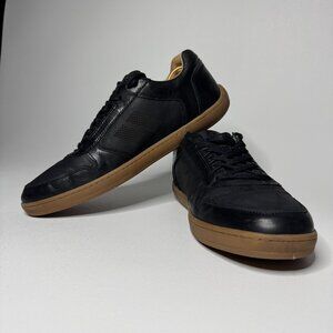 Piloti Shoes Men’s 12 Leather Black Driving Sneakers Lace Up Drift